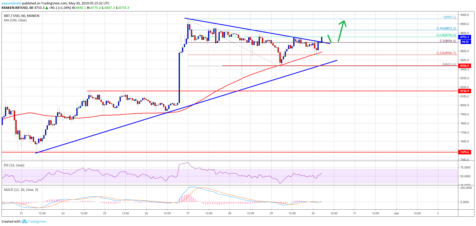 Bitcoin Price Analysis BTC Chart