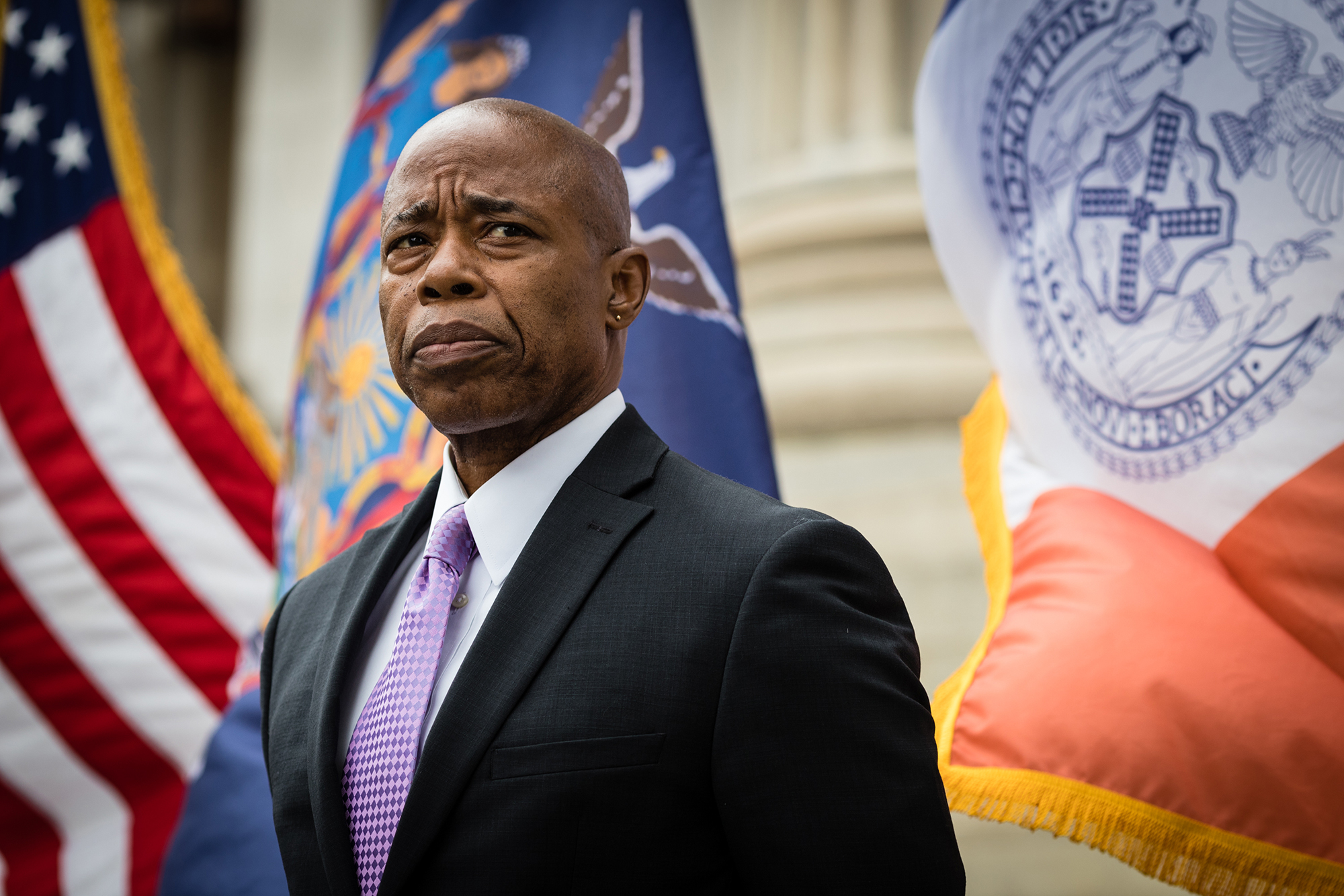 Picture of New York Mayor-elect Eric Adams that says cryptocurrencies should be taught in schools