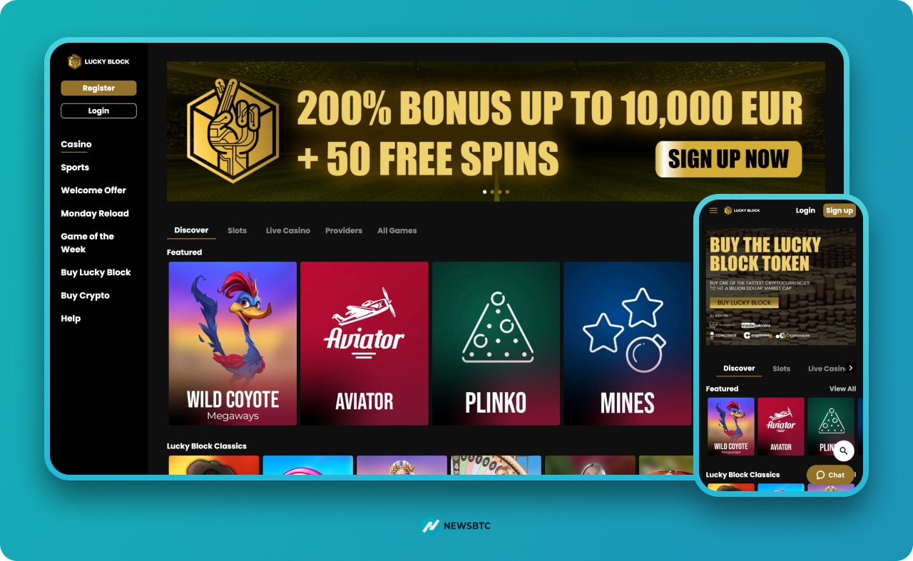 Luckyblock Best BTC Casino