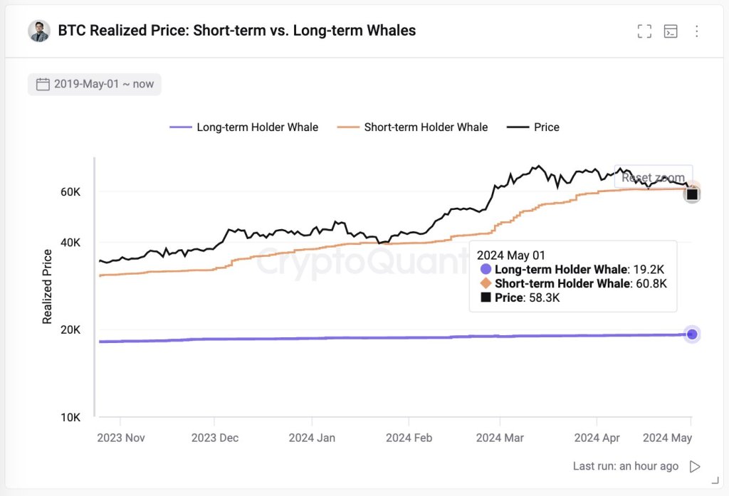 New BTC whales are underwater | Source: Ki Young Ju on X