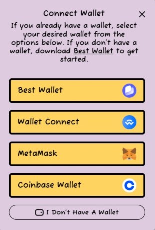 Connecting Your Wallet to WEPE