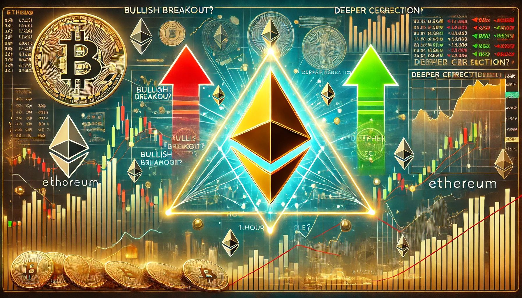 Ethereum Is Forming A 1-Hour Symmetrical Triangle – Bullish Breakout Or Deeper Correction?