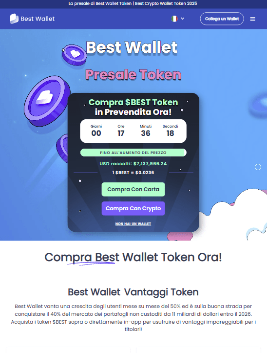 crypto presale - best wallet token