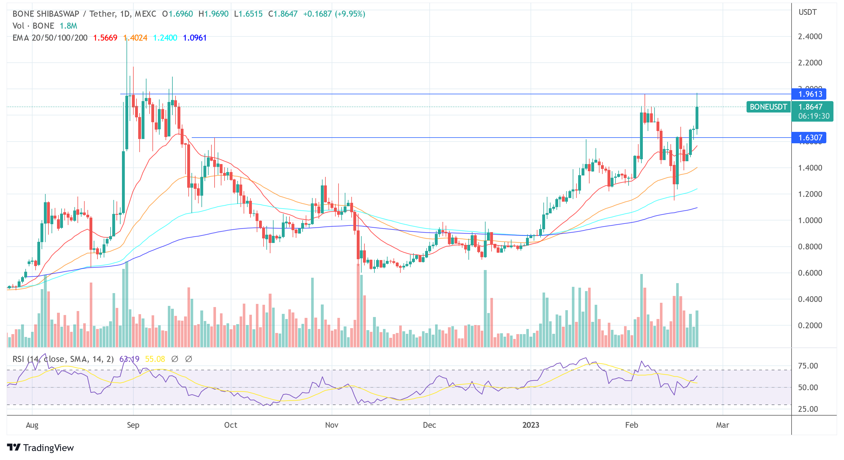 Shiba Inu BONE USDT 