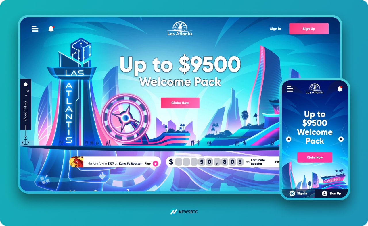 Las Atlantis Casino with bonuses site