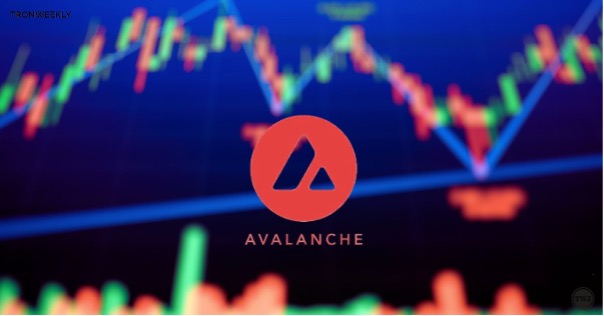 Avalanche AVAX crypto candles graph