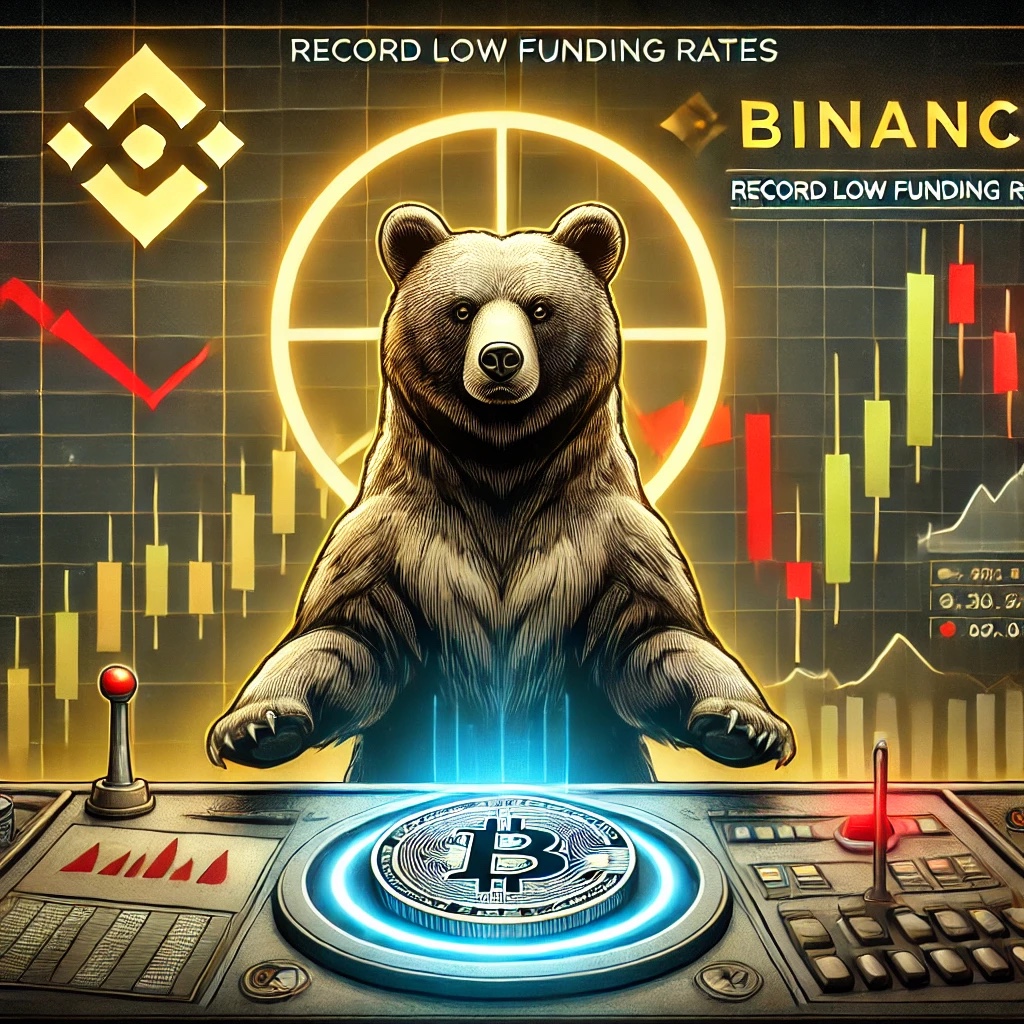 Bitcoin Bears in Control? Record Low Funding Rates on Binance Signal Market Shift