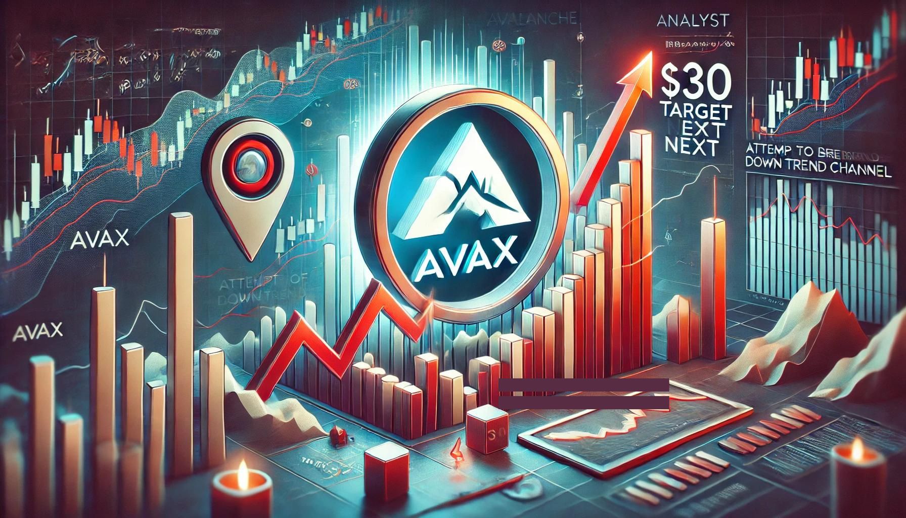 Analyst Exposes AVAX Attempt To Break Out Of Down Trend Channel: $30 Target Next