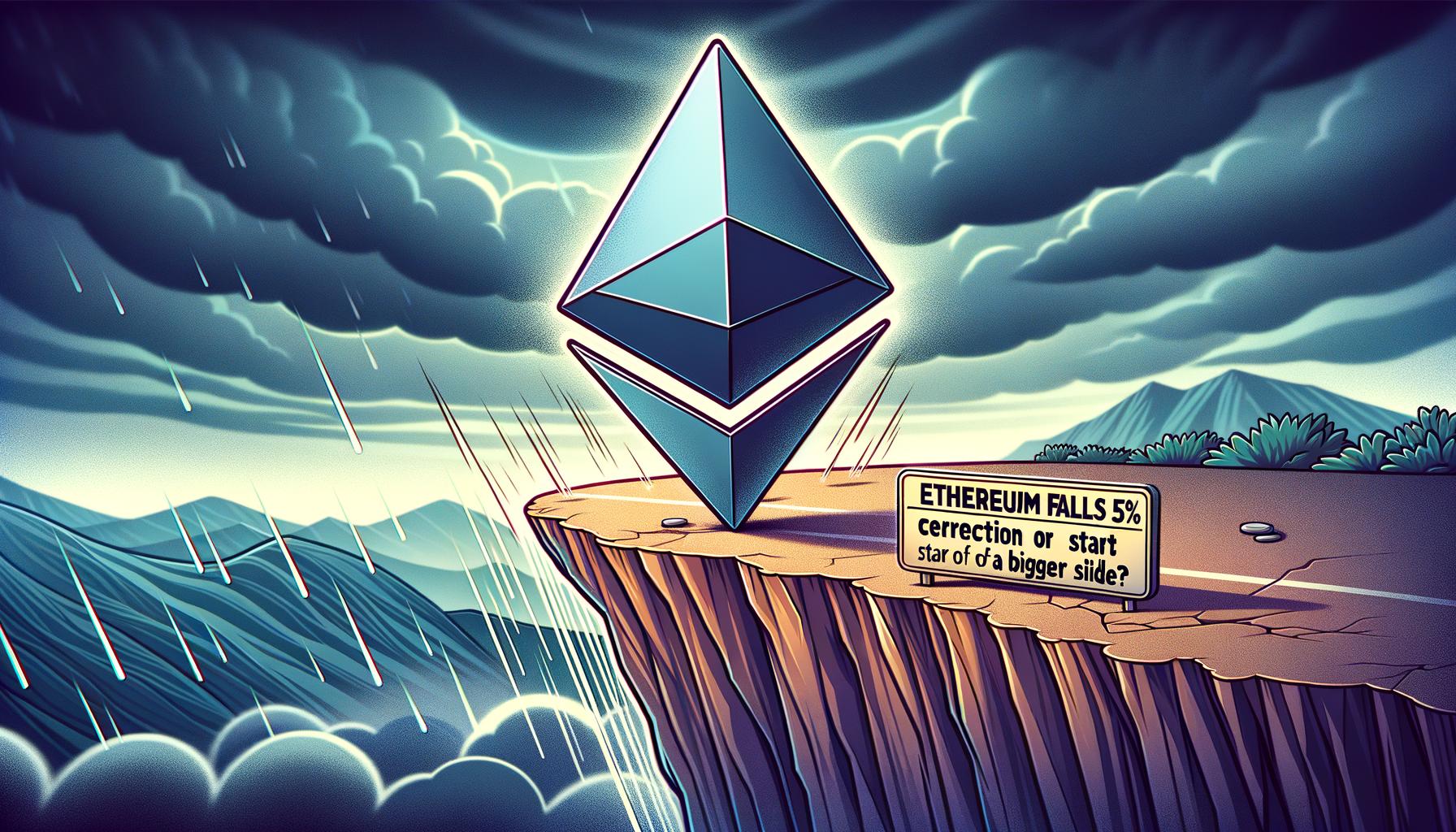 Ethereum Price Falls 5%